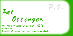 pal ottinger business card